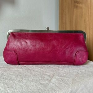 Latico Leather Raspberry Magenta Clutch